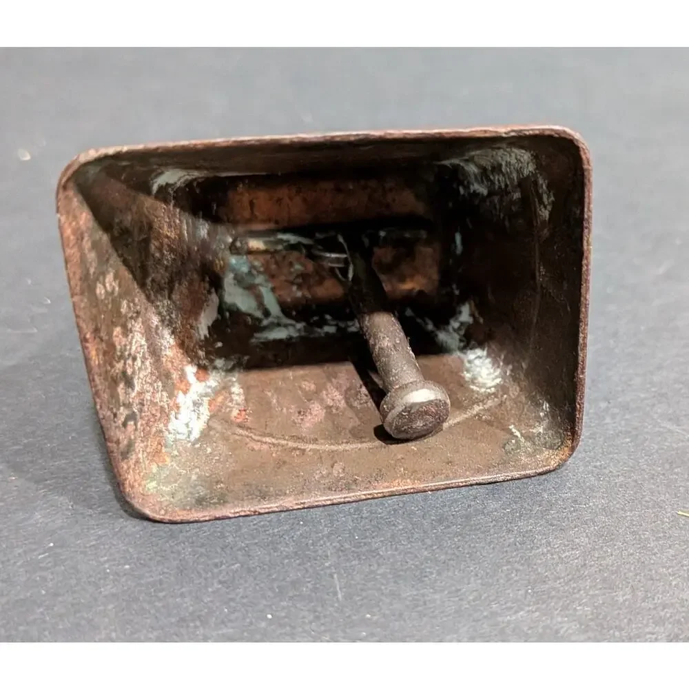 Antique Hendlers Ice Cream The Velvet Kind Cowbell Wolfe 6000 Baltimore Copper